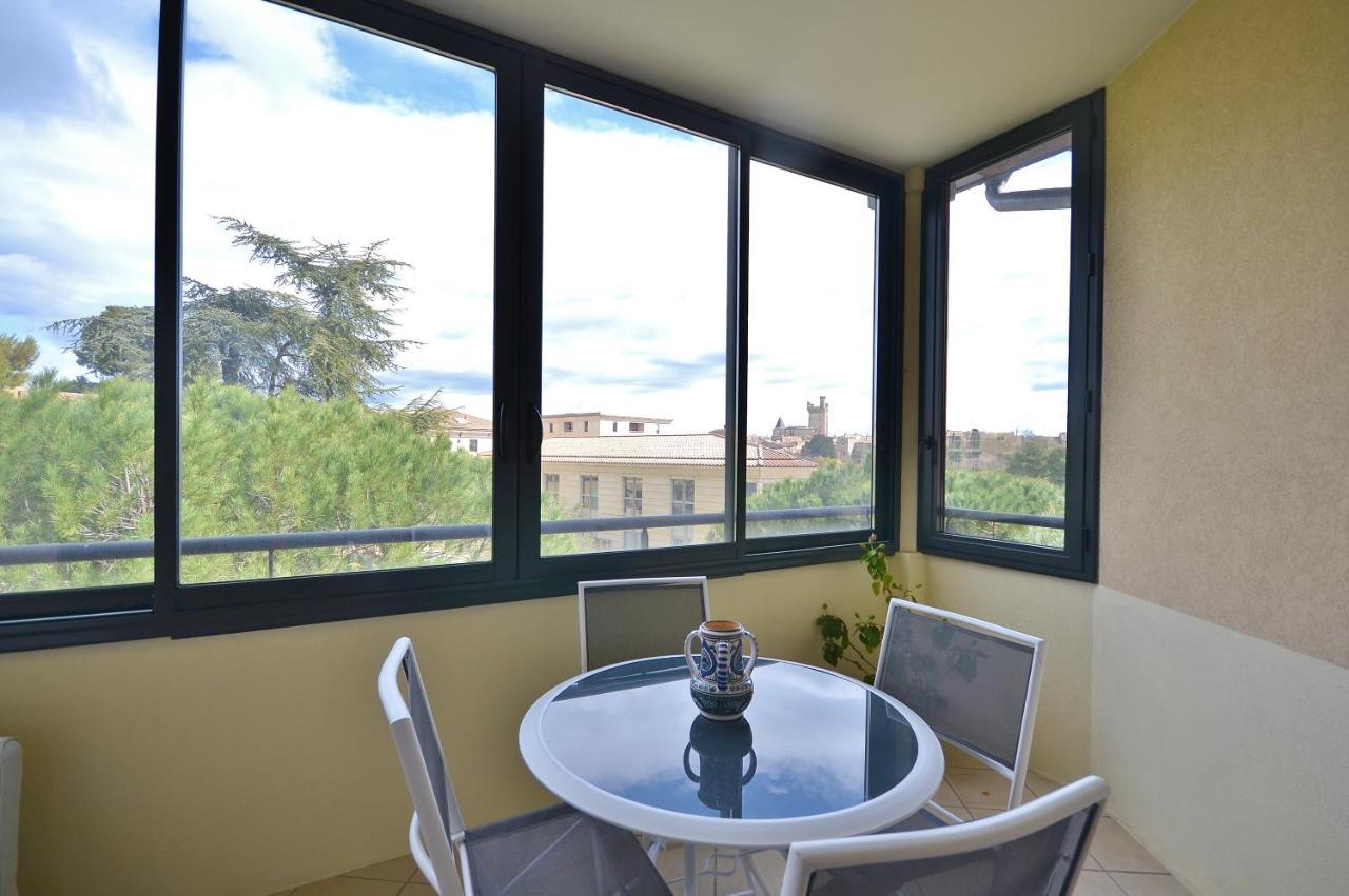 Appartement Dans Residence Avec Piscine Et Parking Uzès Exterior foto
